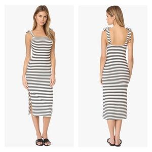 Rachel Pally Roselyn Dress White Stripe Black S NWT Modal Revolve